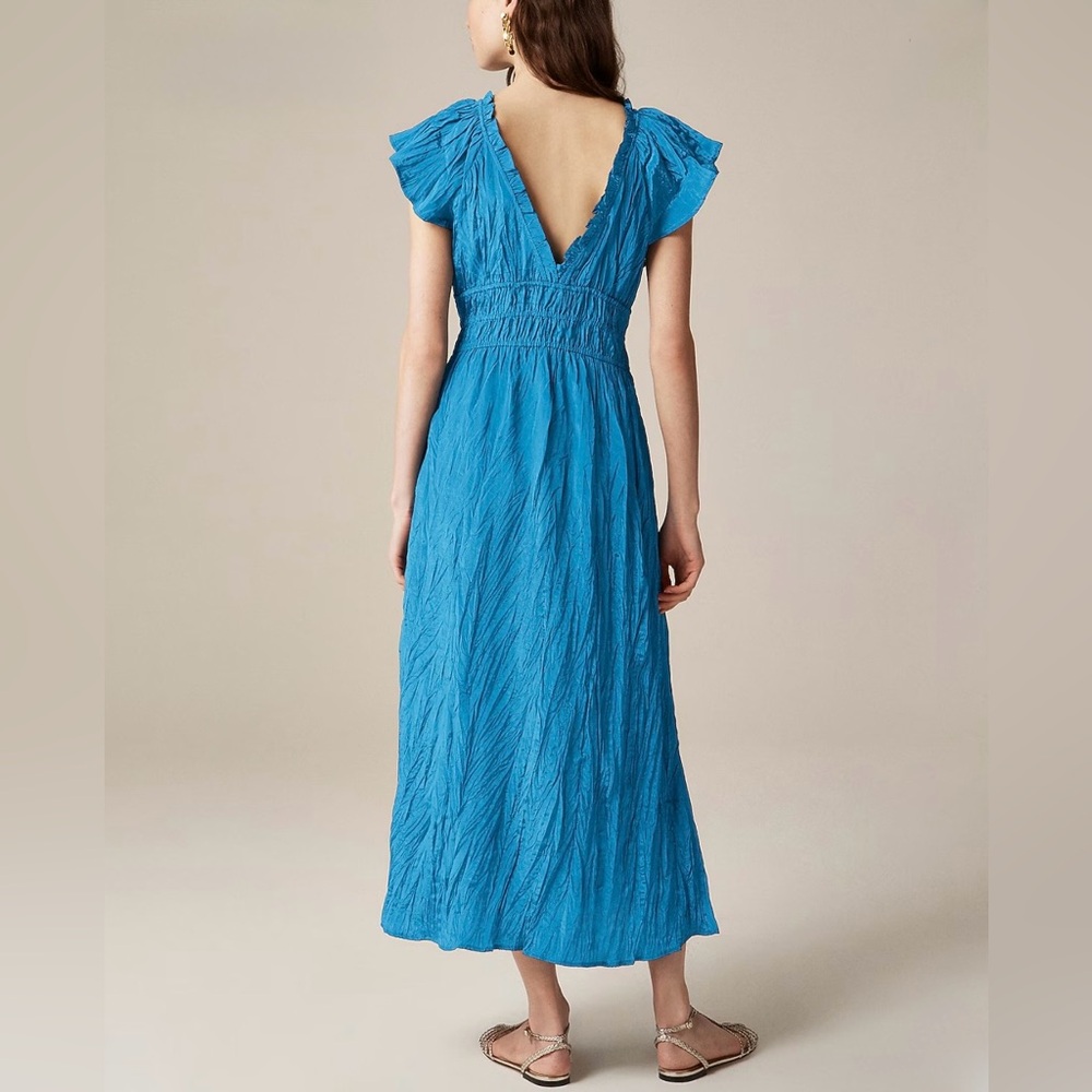NWT! J. Crew Palermo dress Nordic Sea Blue Size Small, super lightweight & airy! - Picture 15 of 16